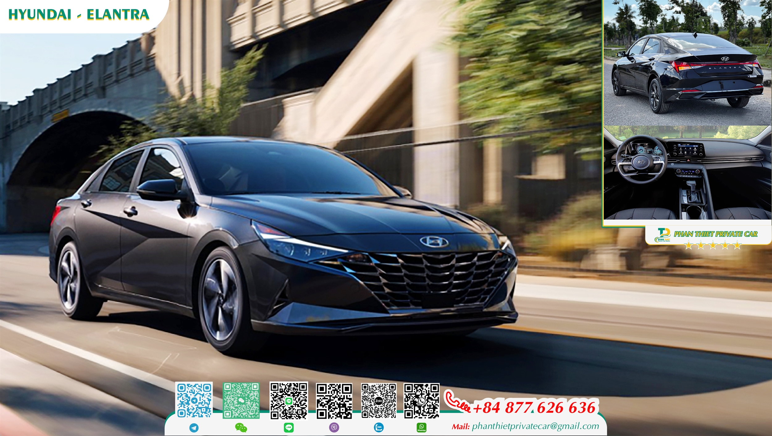 Hyundai Elantra_private car service self -driving in Mui Ne _Phan Thiet